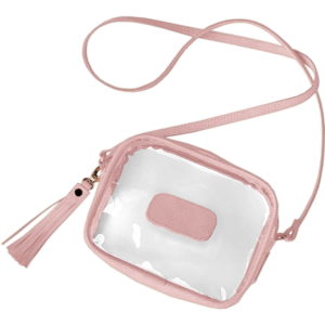 Jon Hart Clear Lola Bag – Blush